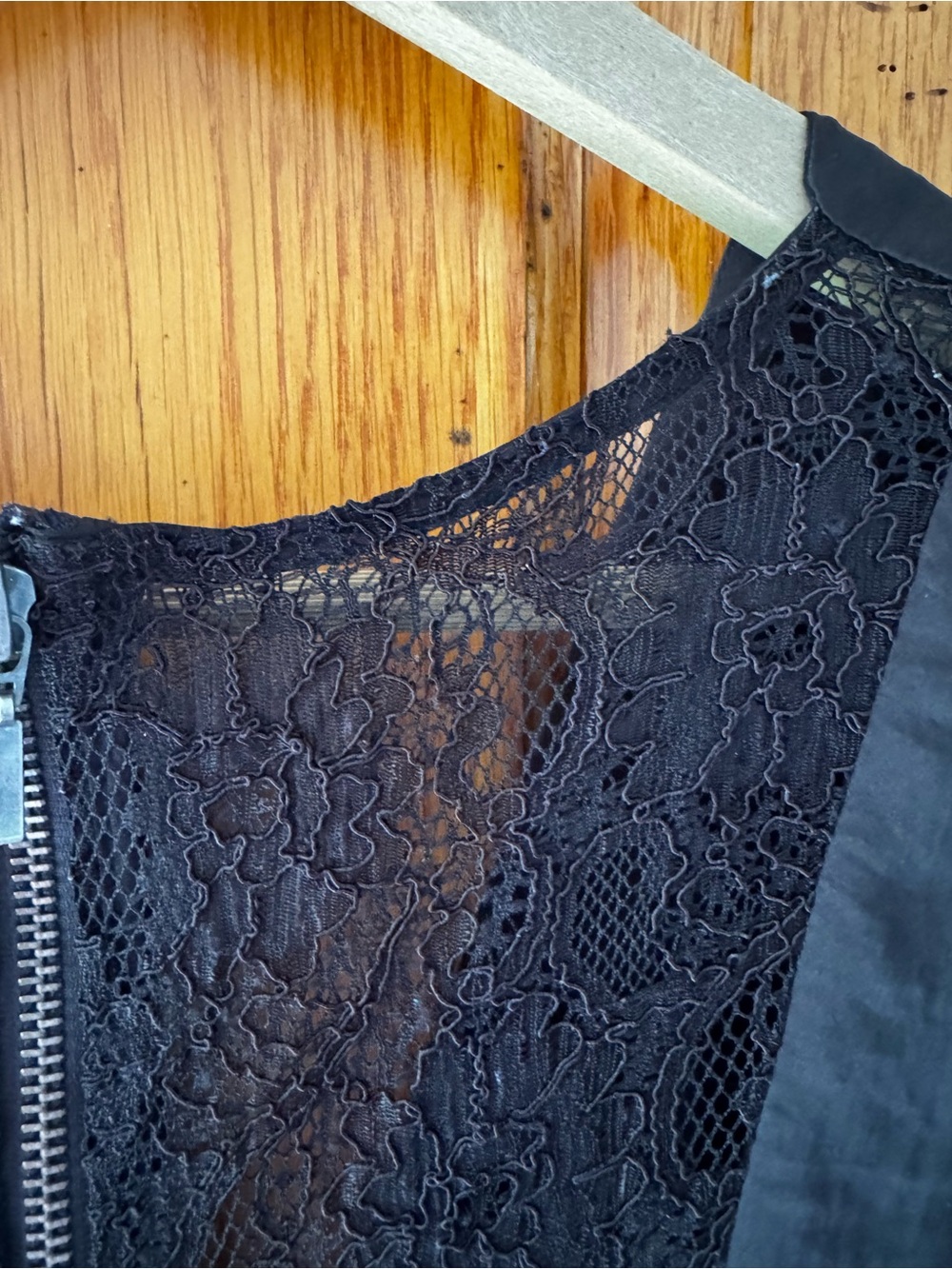 BCBGeneration Black Lace Back Cocktail Dress